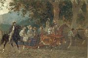 Karl Briullov Promenade oil painting reproduction